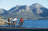 The east coast of Tasmania is perfectly suited to cycling.